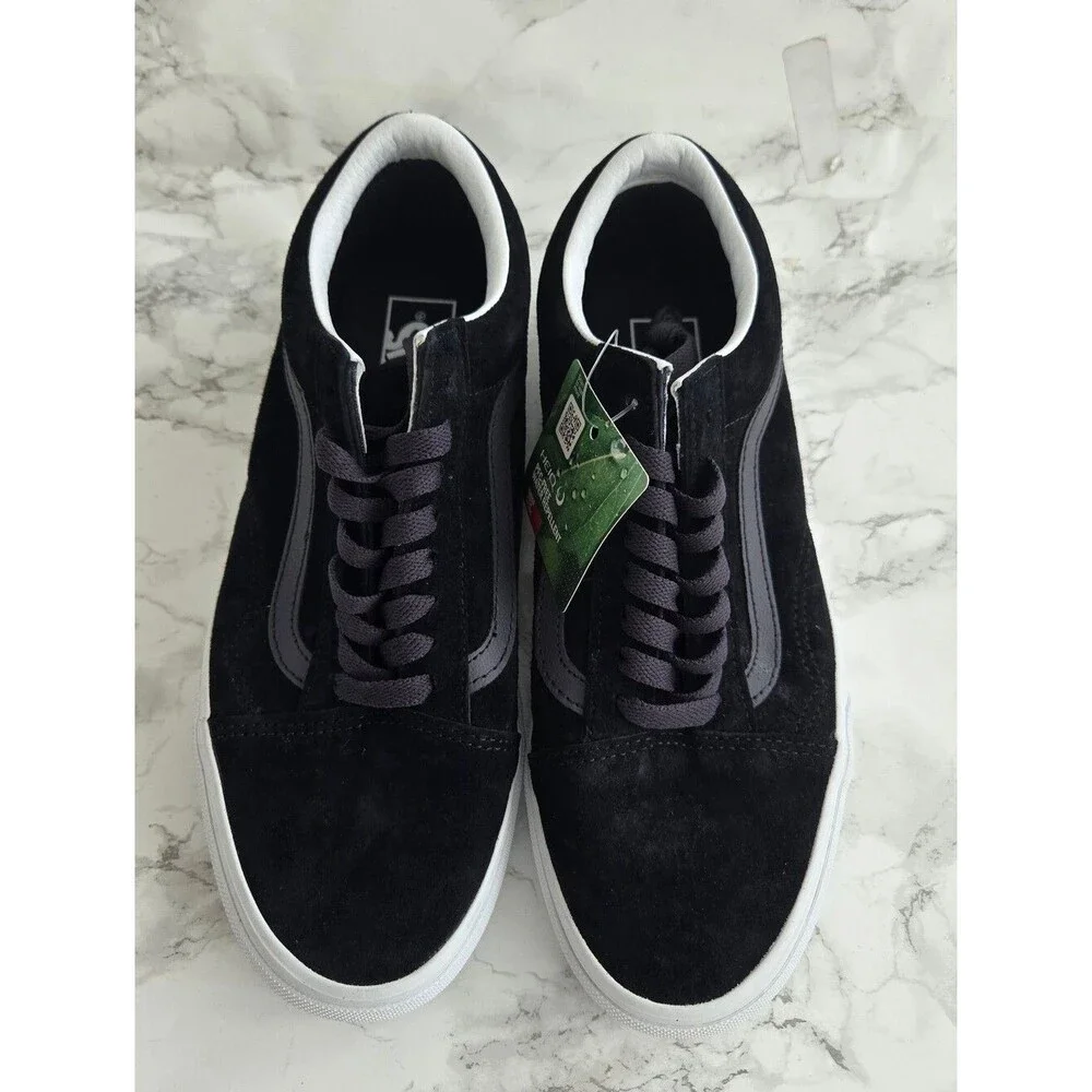 Vans Black Old Skool Corduroy Shoe Mens Size 8 - Picture 3 of 9